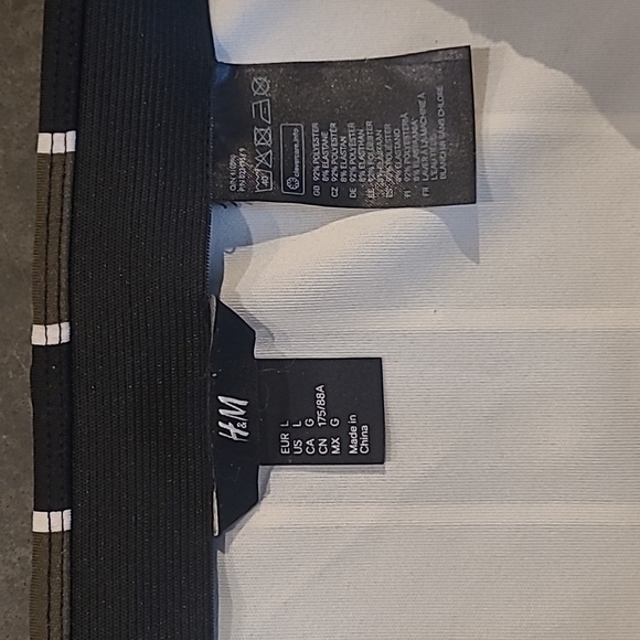 H&M STRIPED PENCIL SKIRT - Picture 4 of 5